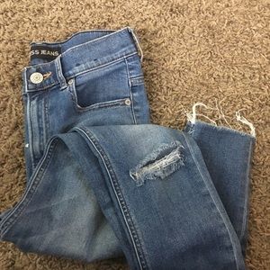 Express Ankle super high rise size 4